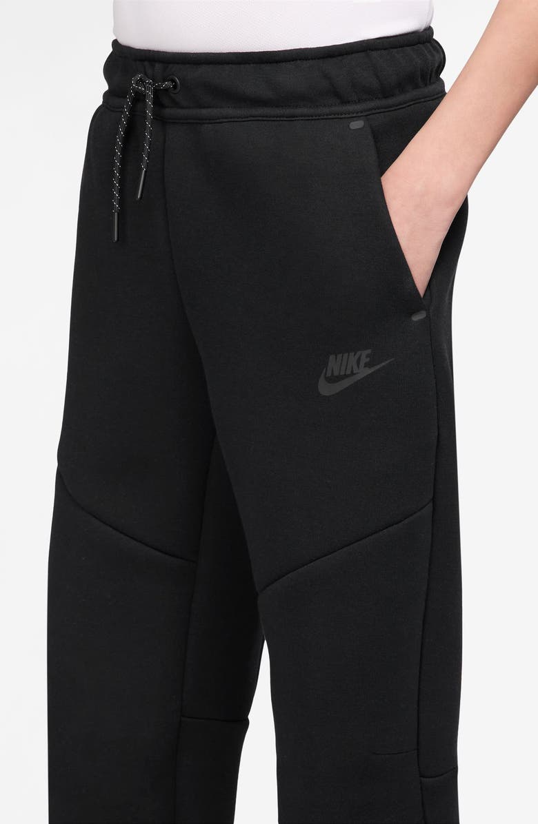 Nike Kids' Sportswear Tech Fleece Sweatpants, Alternate, color, Black/Black