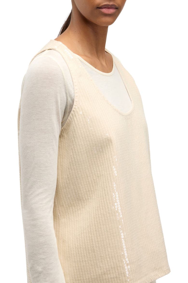 Sequin Denim Tank, Alternate, color, RADIANCE
