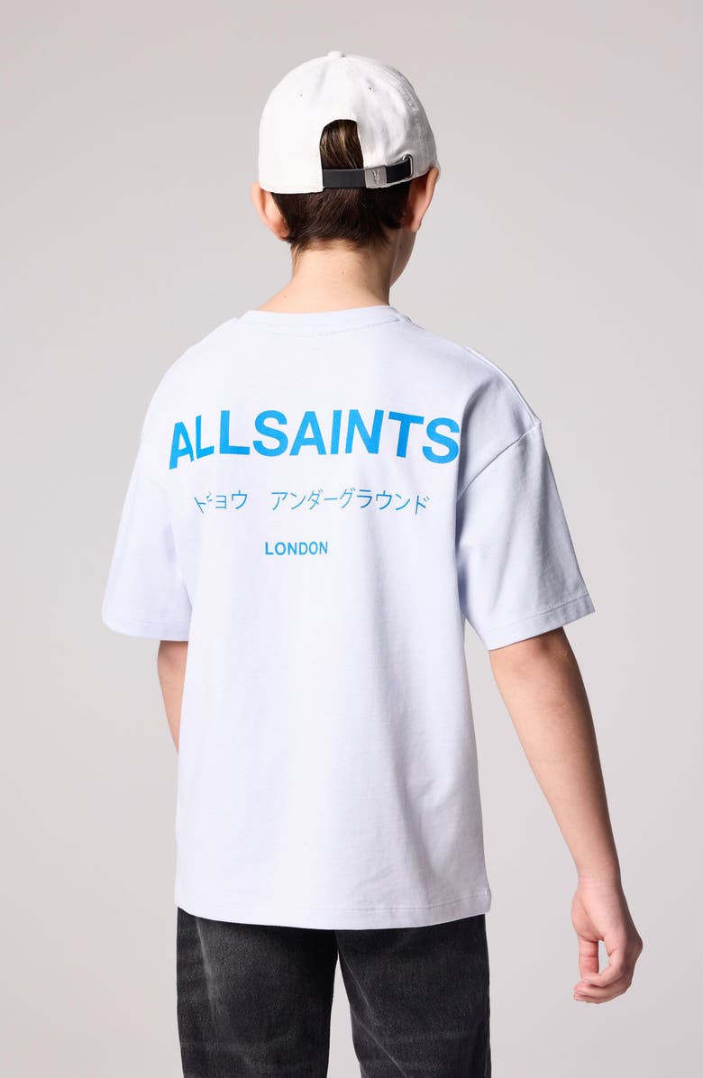 smALLSAINTS by ALLSAINTS Kids' Oversize Underground Logo Graphic T-Shirt, Alternate, color, 