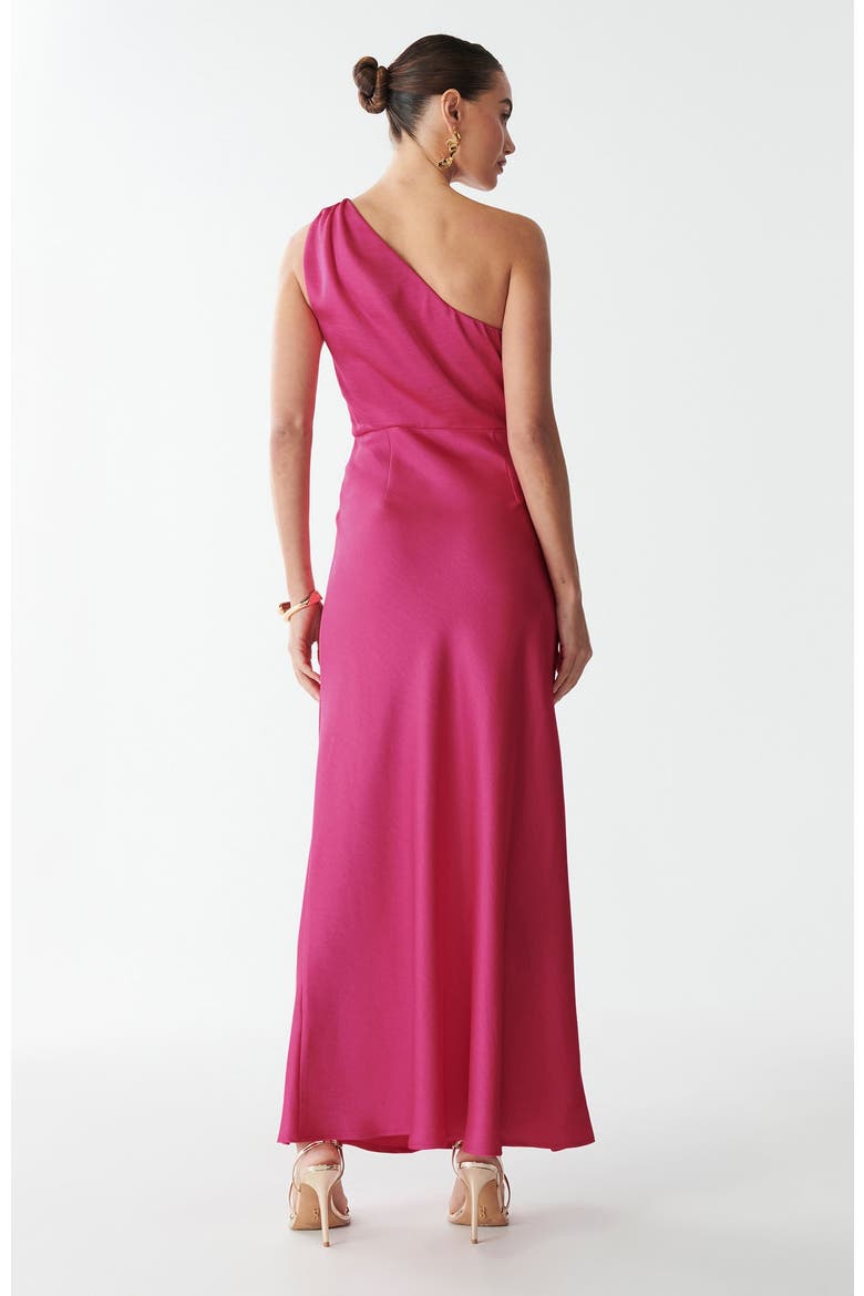 Kylie Midi Dress, Alternate, color, Hot Pink