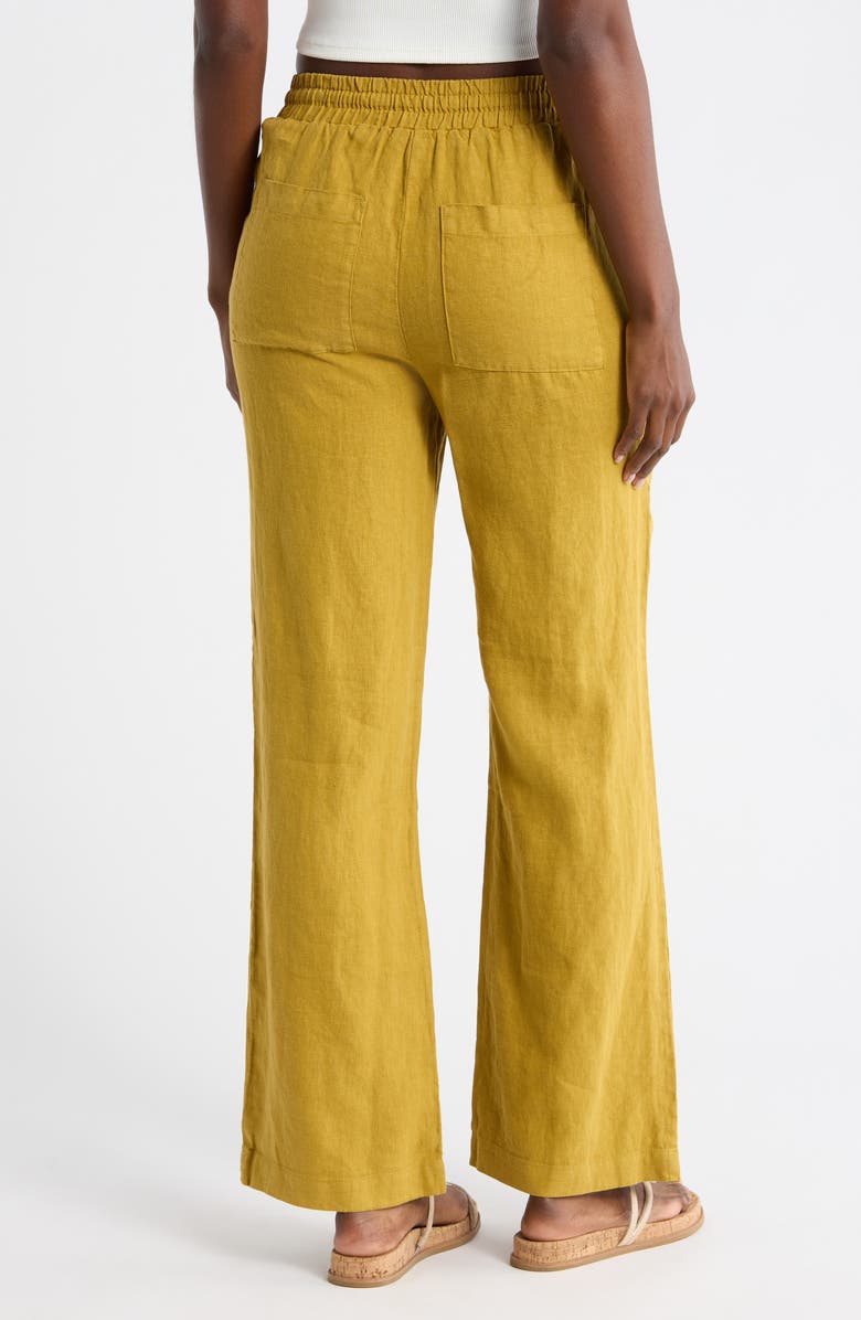 Seasalt Cornwall Tide Flow Wide Leg Pants, Alternate, color, Pear