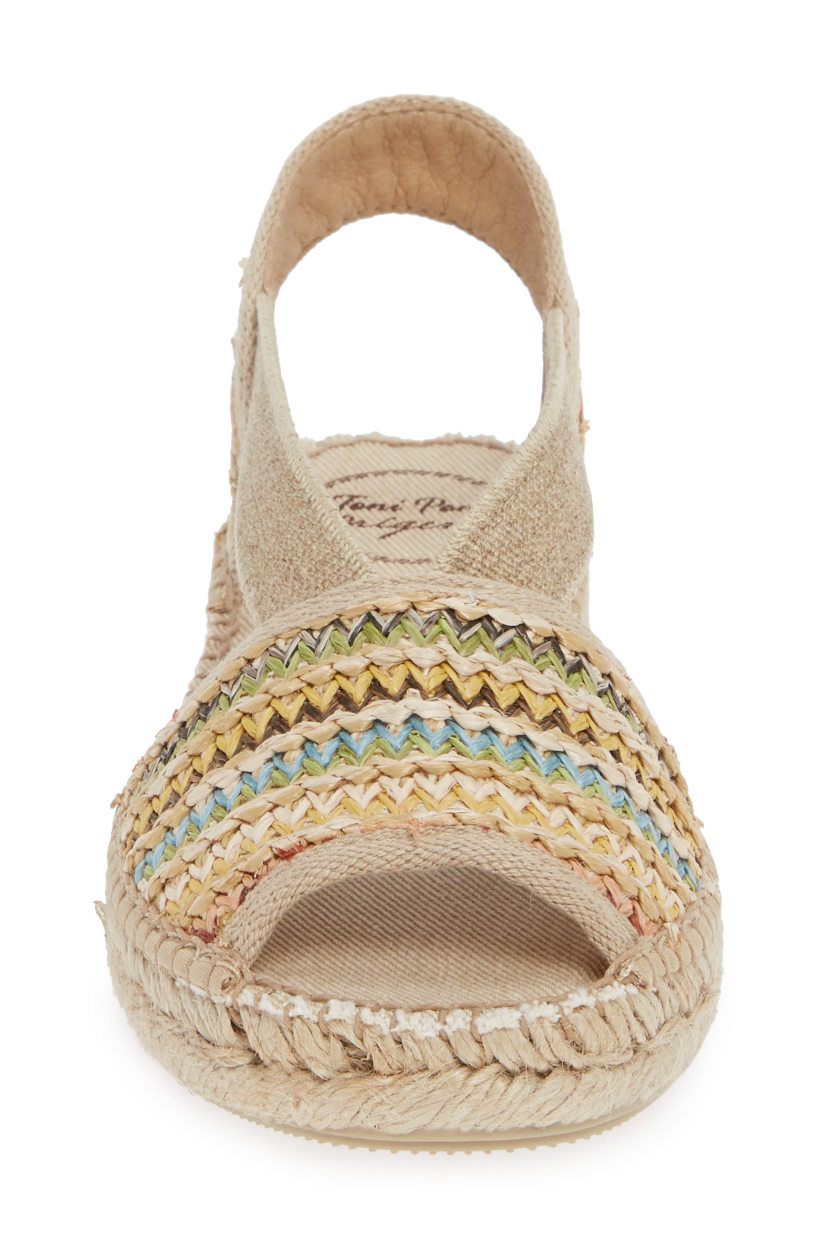 Estel Espadrille Wedge Sandal, Alternate, color, MULTI FABRIC