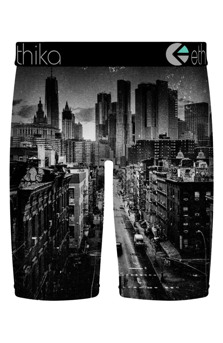 Ethika Kids' Asphalt Print Boxer Briefs, Alternate, color, 