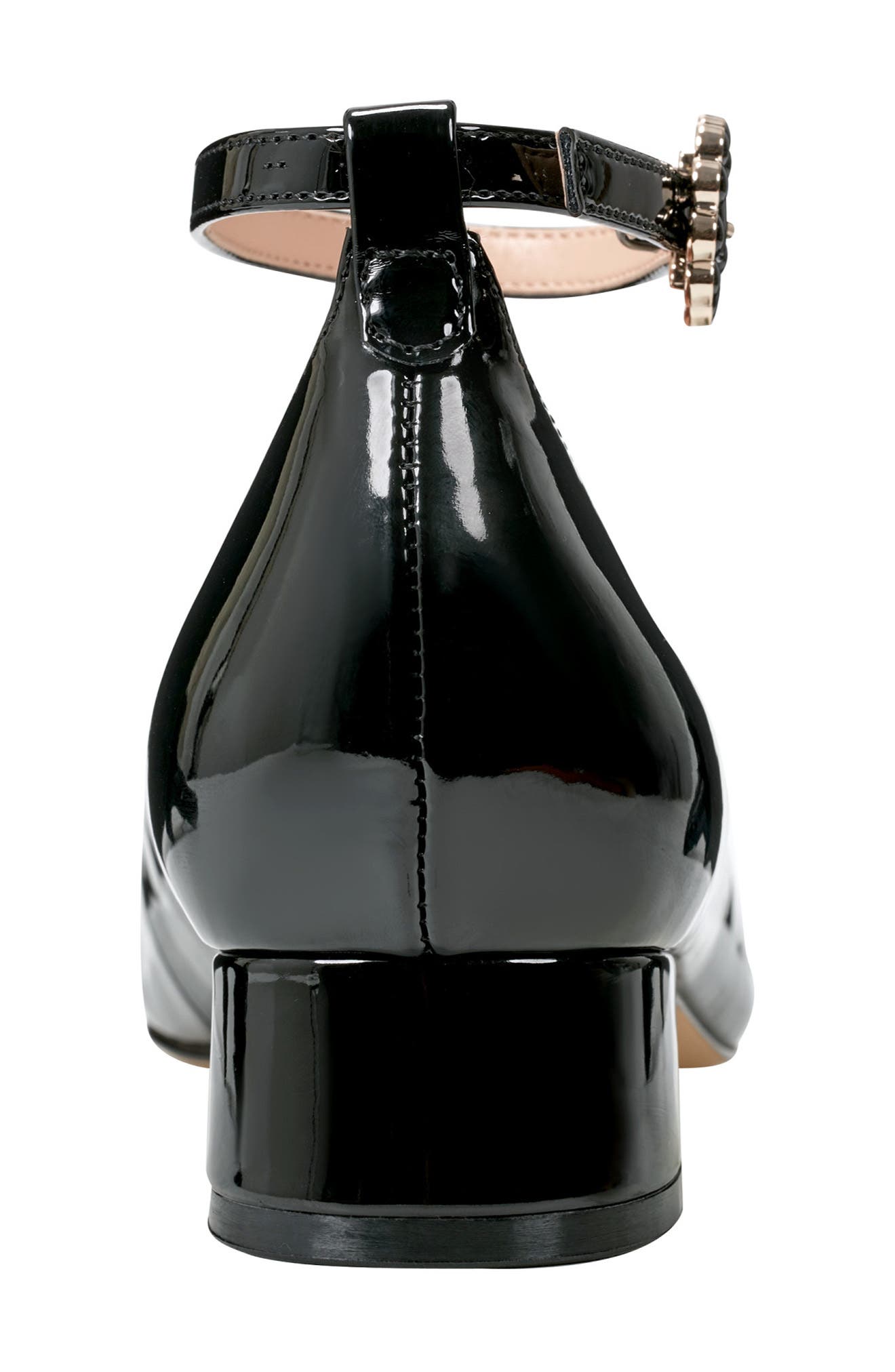 Bandolino Lexy Ankle Strap Pump, Alternate, color, Blk01