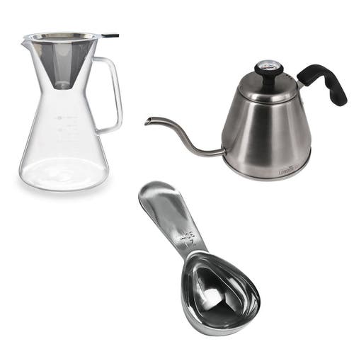 London Sip Pour Over Coffee Bundle In Silver