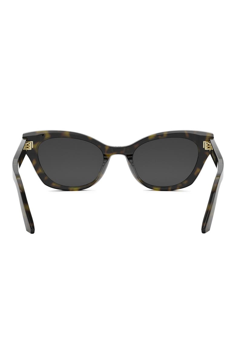 'DiorMidnight B2I Cat Eye Sunglasses, Alternate, color, DARK HAVANA / SMOKE