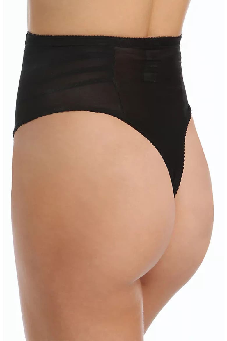 Firm Shaping High Waist Thong, Alternate, color, Black