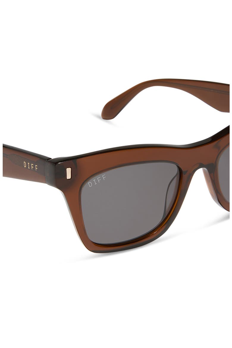 Bradley 50mm Cat Eye Sunglasses, Alternate, color, WHISKEY / GREY