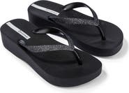 Ipanema Ipa Glitter Wedge Flip Flop