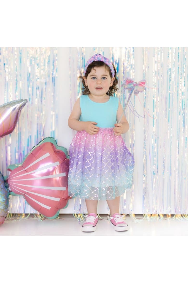 Mermaid Bow Wand, Alternate, color, Multicolor