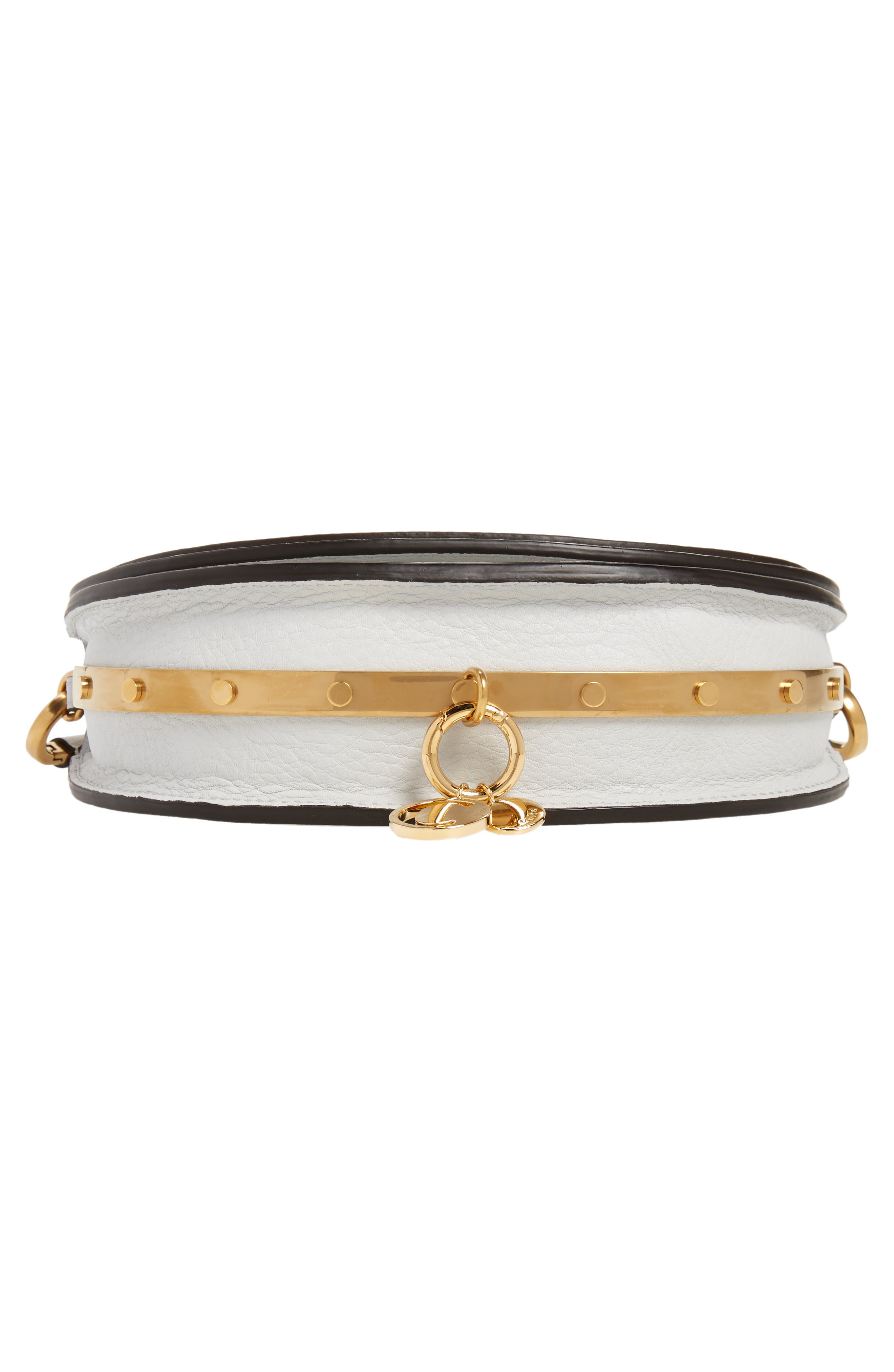 Chloé Small Nile Bracelet Calfskin Leather Minaudiere, Alternate, color, 