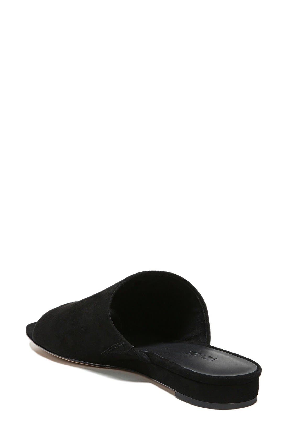 Bartley Slide Sandal, Alternate, color, BLACK