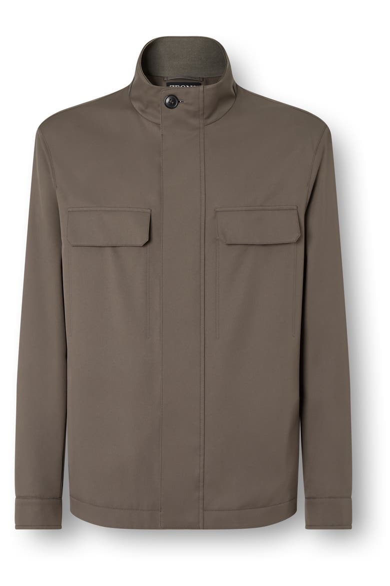 Microfiber Motorin 125cc Field Jacket, Alternate, color, DARK TAUPE