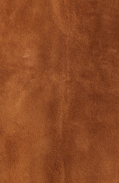 St John St. John Authentic Suede Jacket In Brown