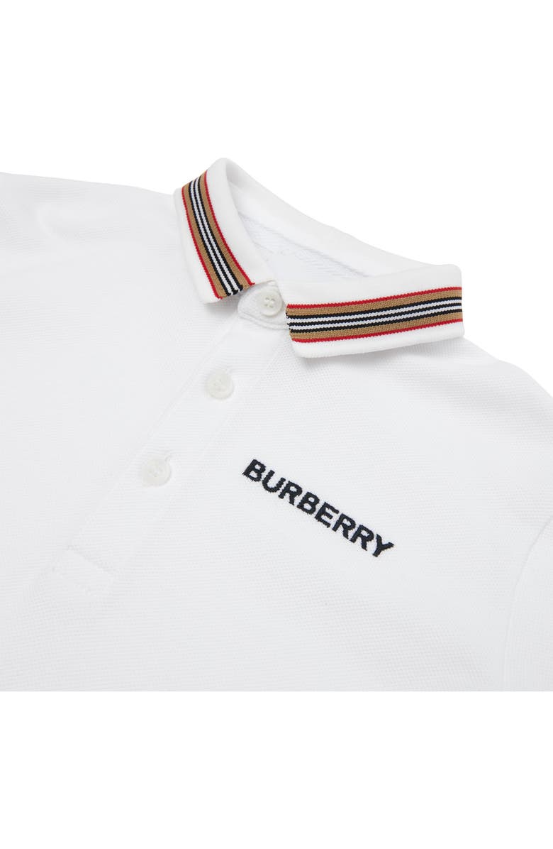 Burberry Kids' Christo Embroidered Logo Cotton Polo, Alternate, color,