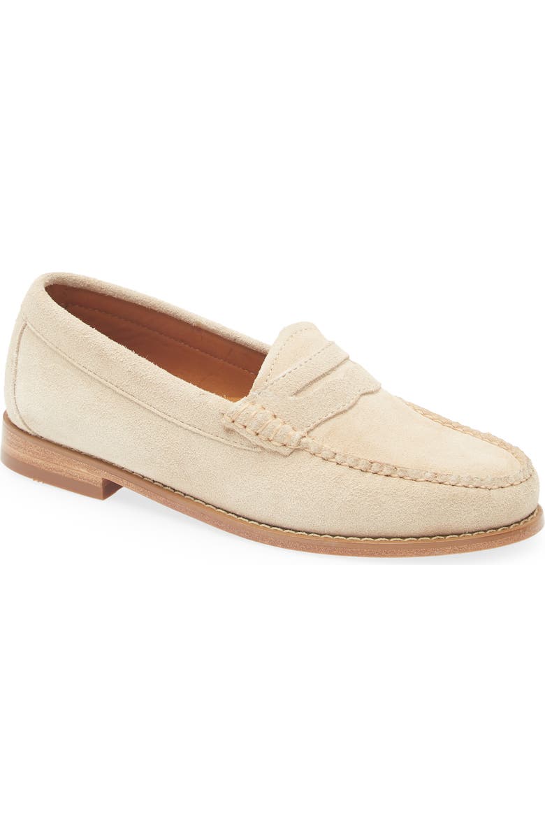 G.H.BASS Whitney Leather Penny Loafer, Main, color, Sand