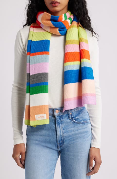 Stripe Big Scarf