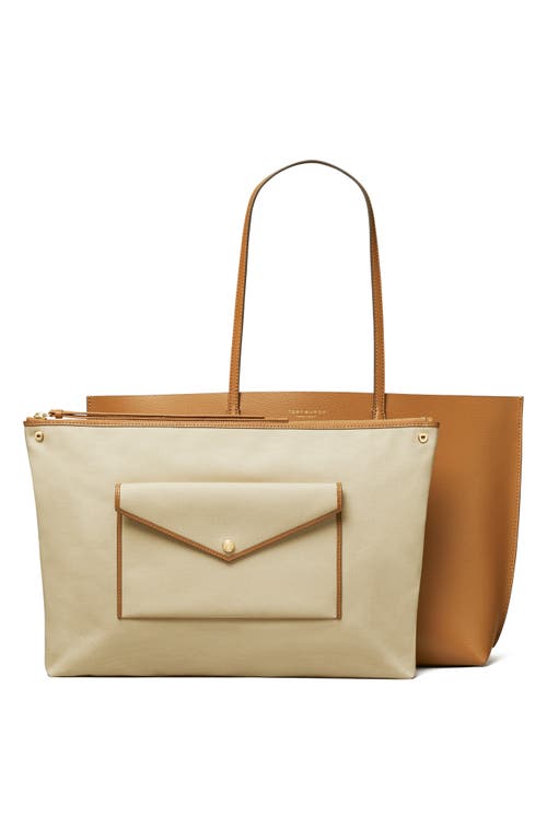 Tory Burch Perry Shopper Bag In Brown