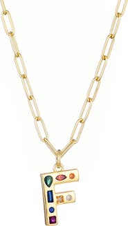Adornia Initial Pendant Necklace