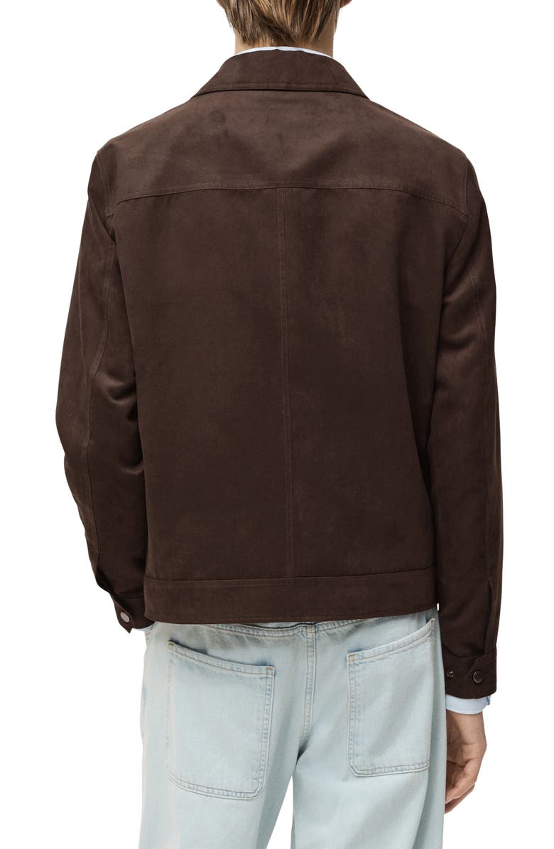 MANGO Faux Suede Jacket, Alternate, color, 