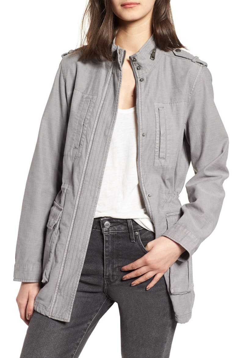 Levi's® Cotton 4-Pocket Jacket, Main, color, GREYDNU