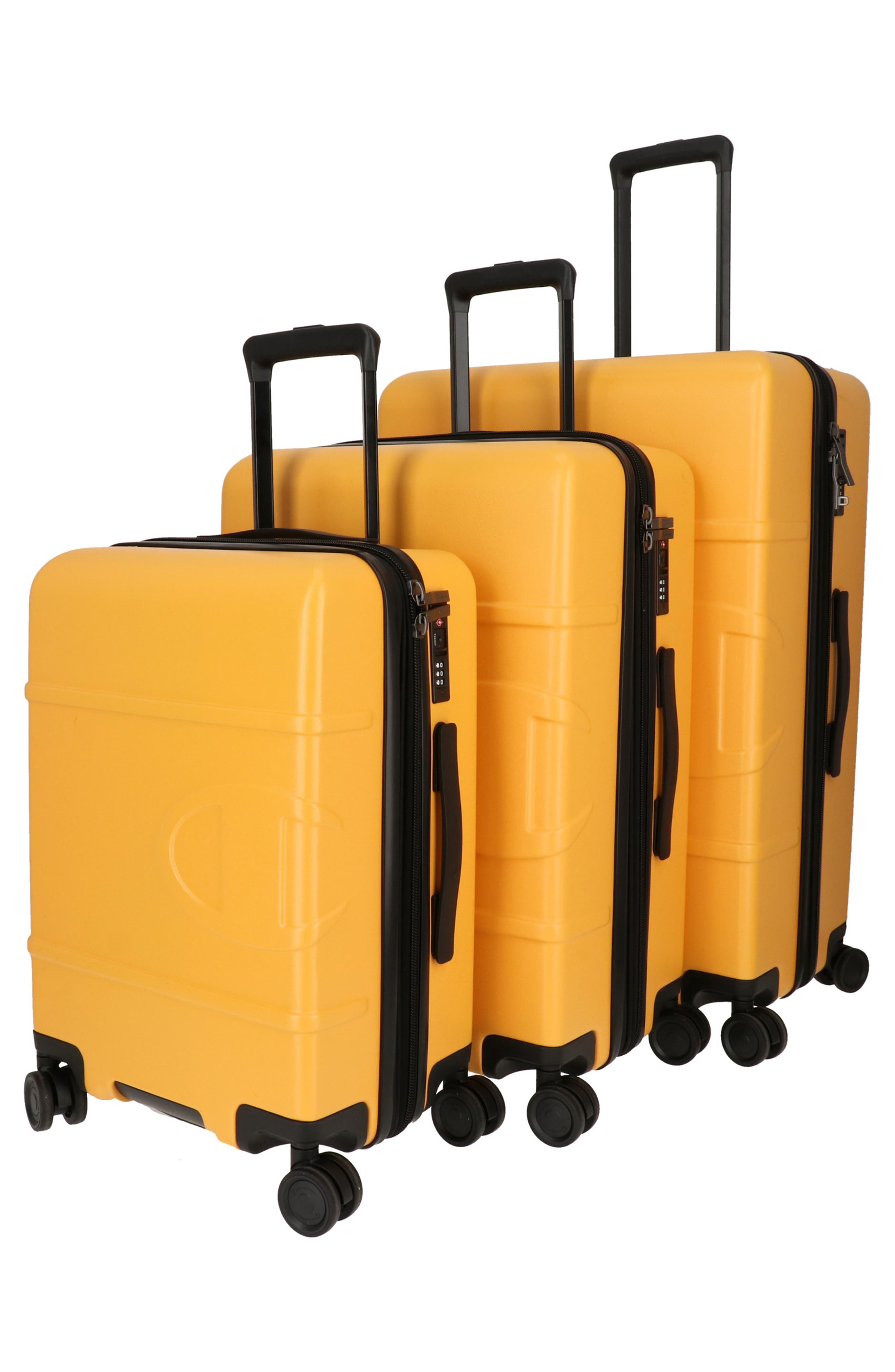 Champion Arean 3-Piece Hardside Luggage Set, Alternate, color, Beeswax