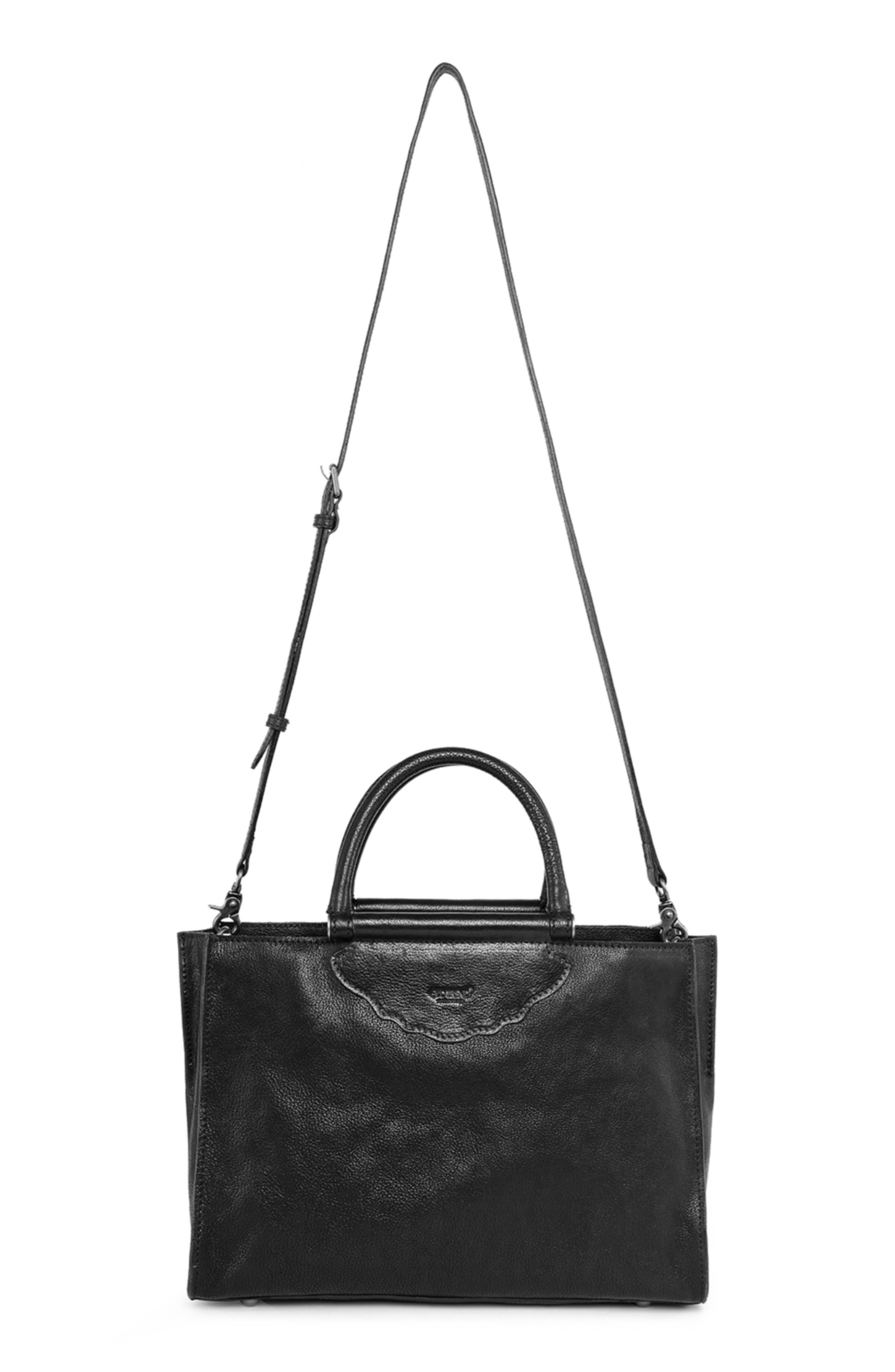 Rose Cove Crossbody Tote Bag, Alternate, color, BLACK