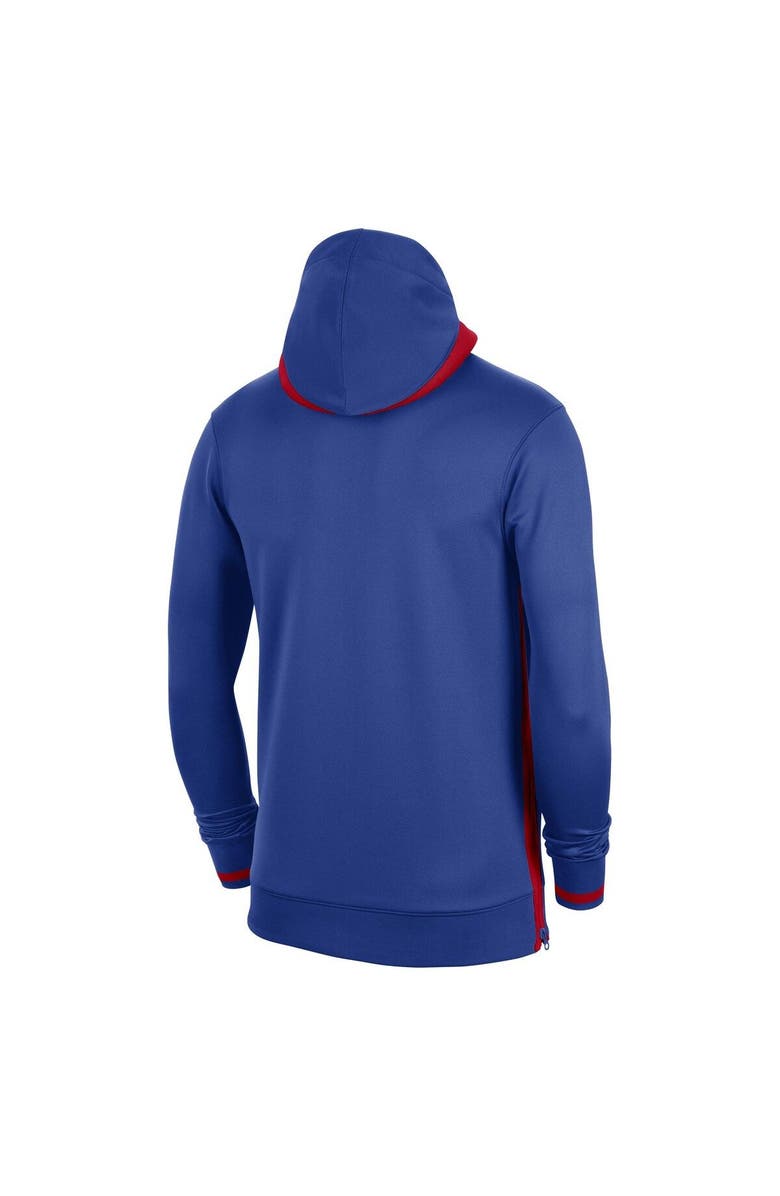 Nike Men's Nike Royal Philadelphia 76ers Authentic Showtime Performance Full-Zip Hoodie, Alternate, color, Royal
