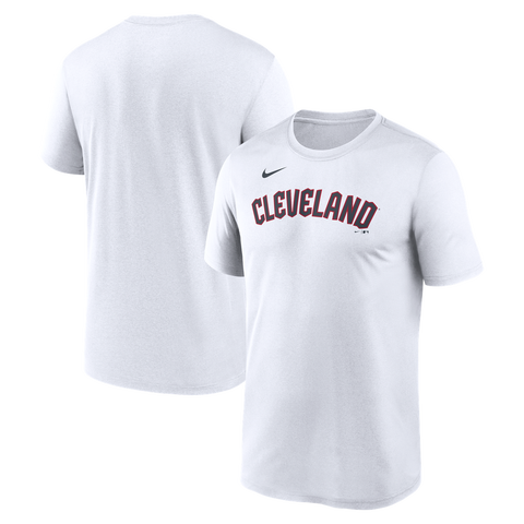 Men's Nike White Cleveland Guardians New Legend Wordmark Dri-FIT T-Shirt