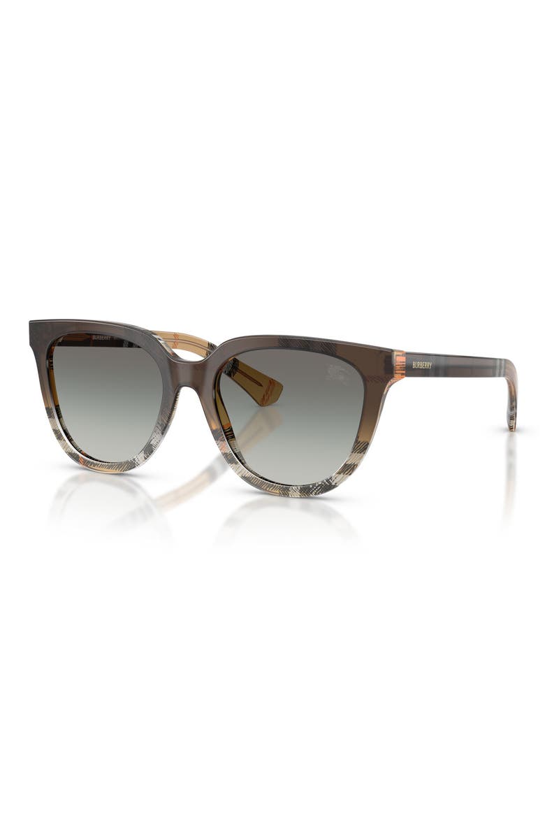 53mm Phantos Sunglasses, Alternate, color, CHECK GRADIENT SAND / GREY