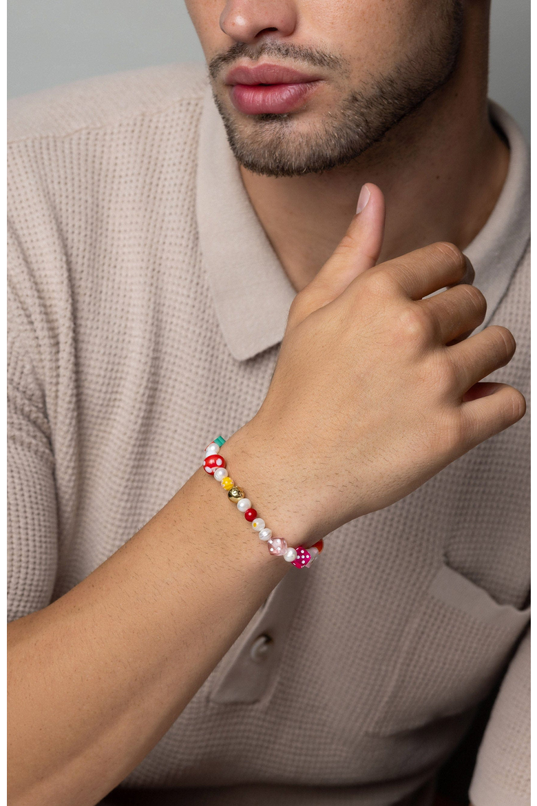 Berry Pearl Bracelet, Alternate, color, Multicolor