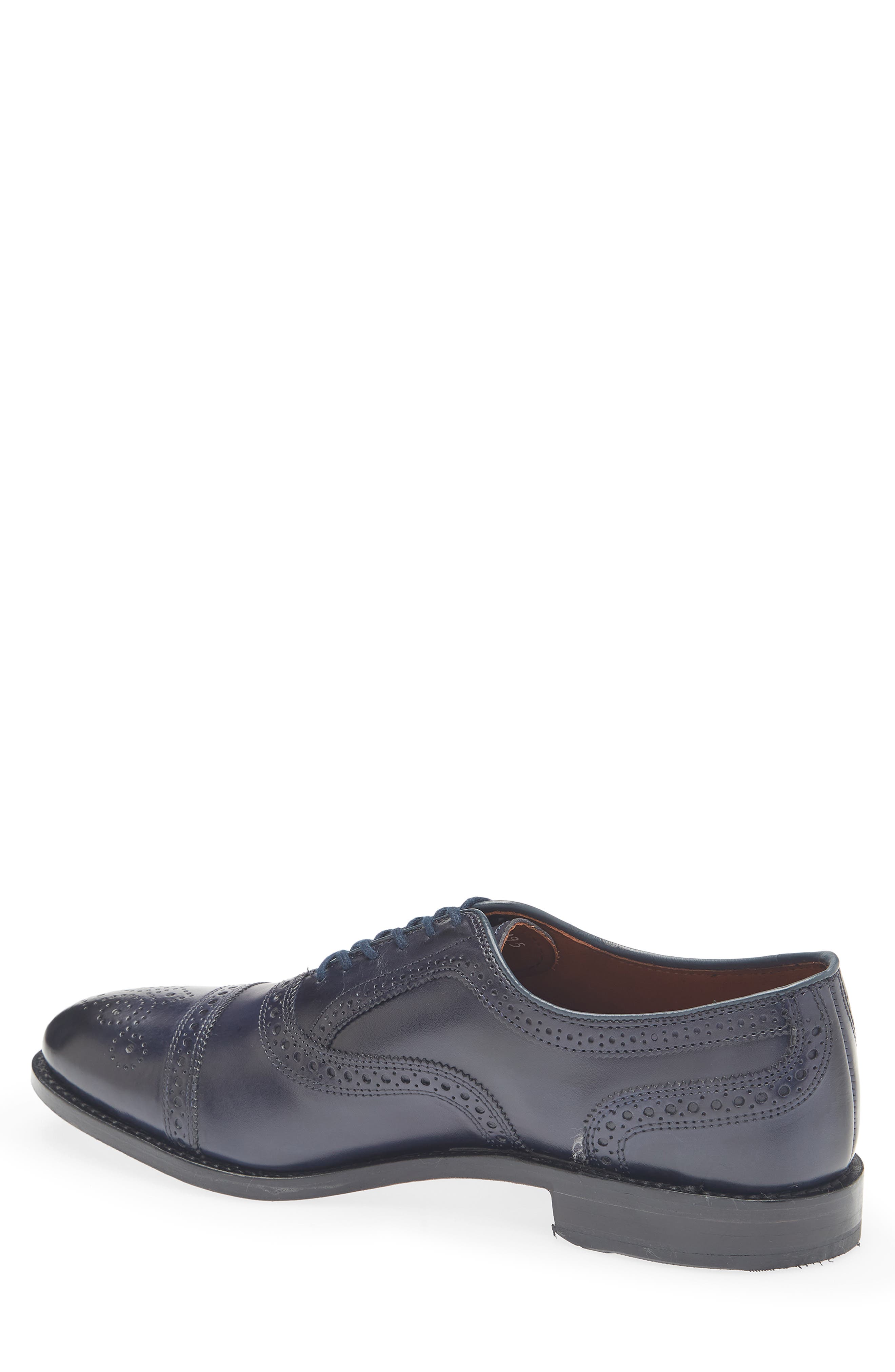 Allen Edmonds Strand Cap Toe Oxford, Alternate, color, Navy