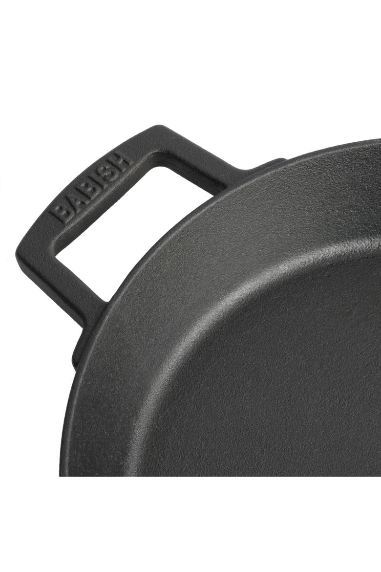 Cast Iron Preseasoned Skillet, 10 Inch, Alternate, color, Black