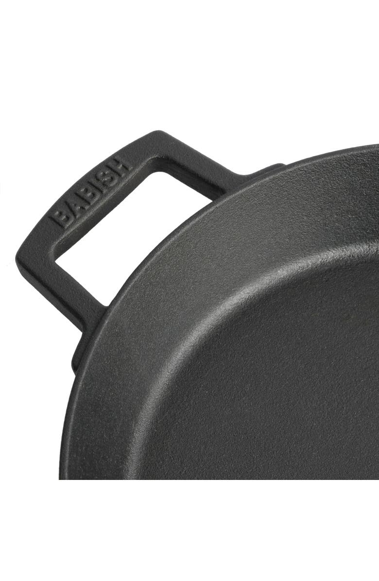 Babish Cast Iron Preseasoned Skillet, 10 Inch, Alternate, color, Black