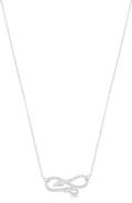 SPHERA MILANO Snake Pendant Necklace