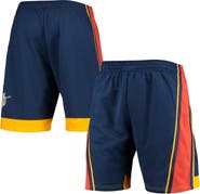 Mitchell & Ness Men's Mitchell & Ness Navy Golden State Warriors 2009 Hardwood Classics 75th Anniversary Swingman Shorts