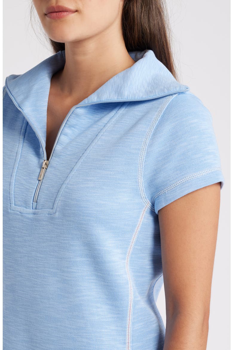 Tobago Bay Half Zip Dress, Alternate, color, LIGHT SKY