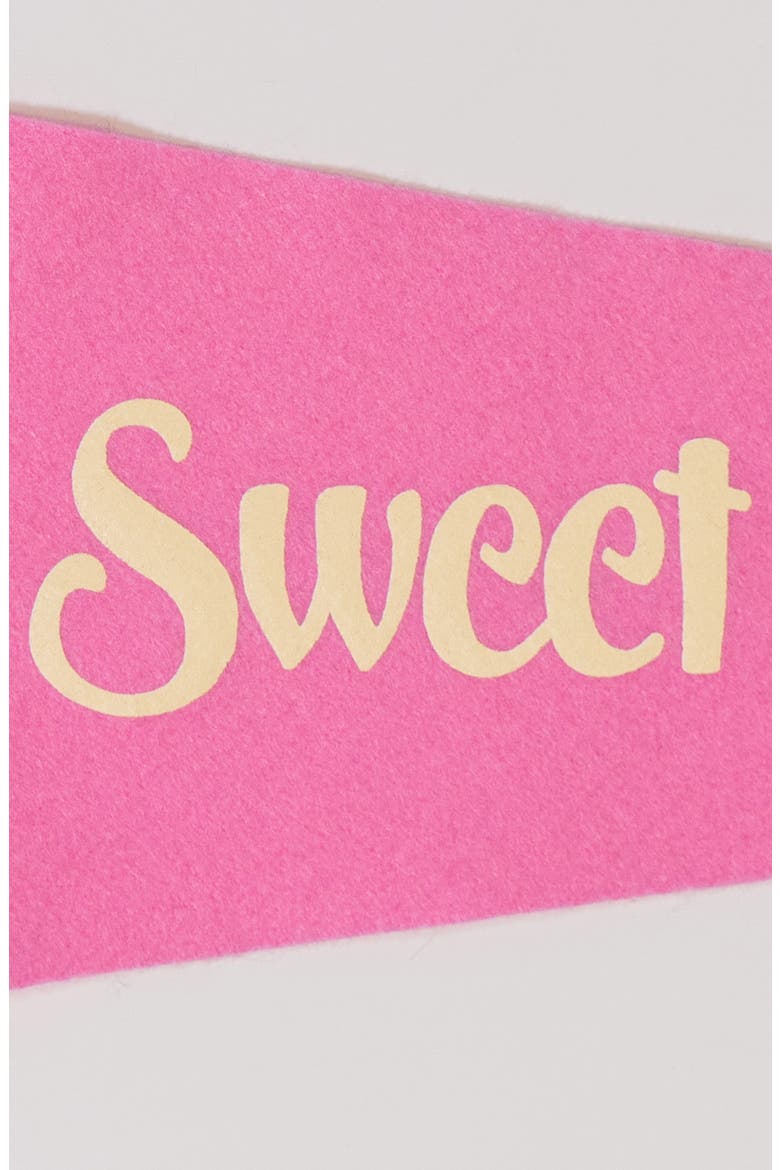 x Disney Home Sweet Home Felt Pennant Flag (Nordstrom Exclusive), Alternate, color, PINK