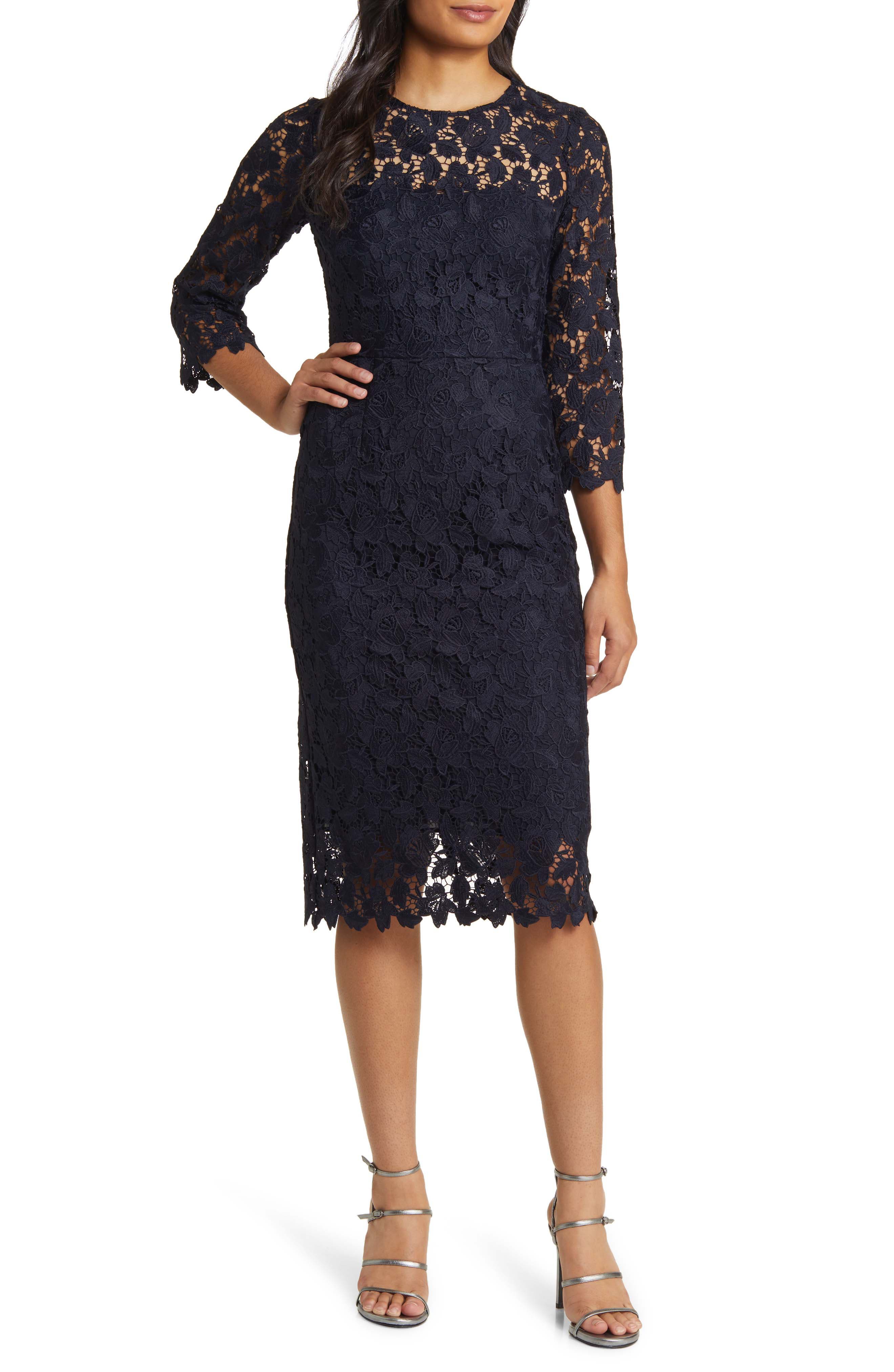 Lace Sheath Dress
