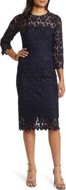 Eliza J Lace Sheath Dress