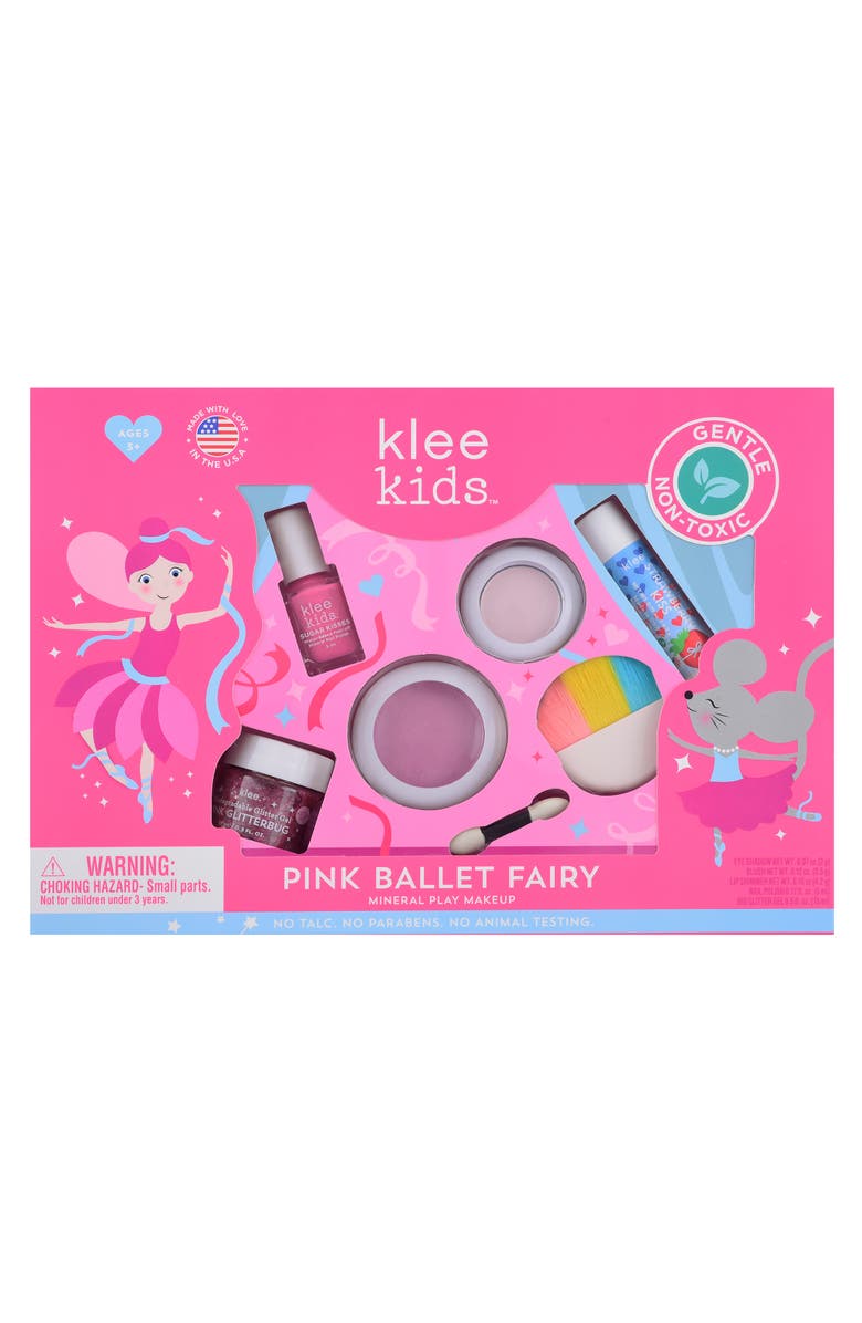 Klee Naturals Pink Ballet Fairy - Kids' Mineral Play Makeup Kit, Alternate, color, Multi