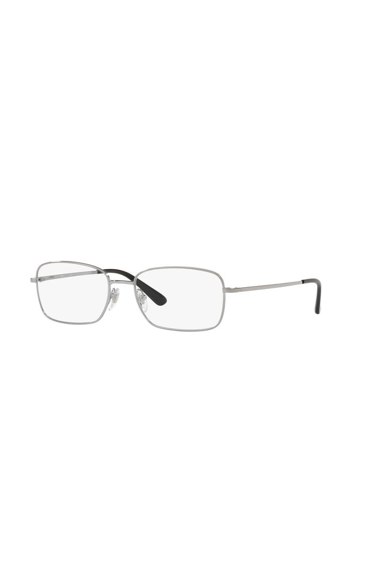 Sferoflex 54mm Rectangle optical glasses, Main, color, Silver