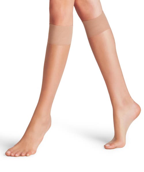Falke Shelina 12 Denier Ultra Sheer Knee High Socks In Neutral