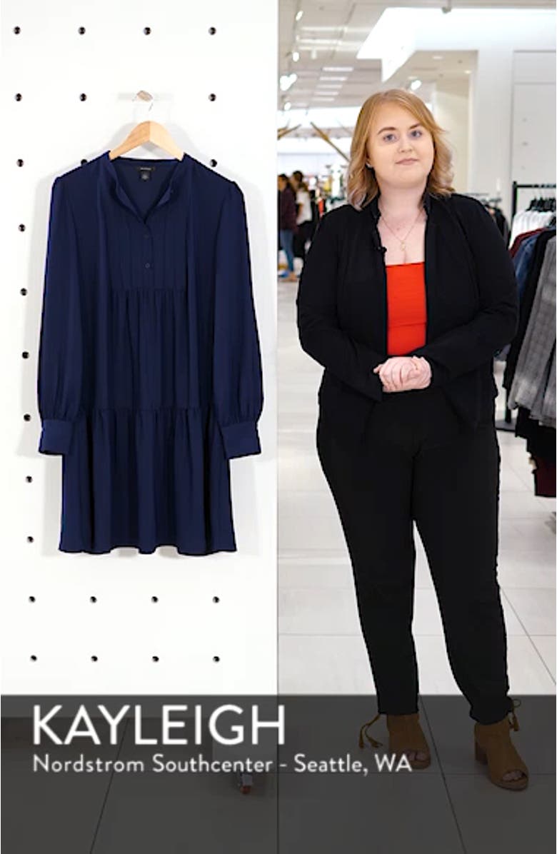 Pintuck Detail Shift Dress, sales video thumbnail