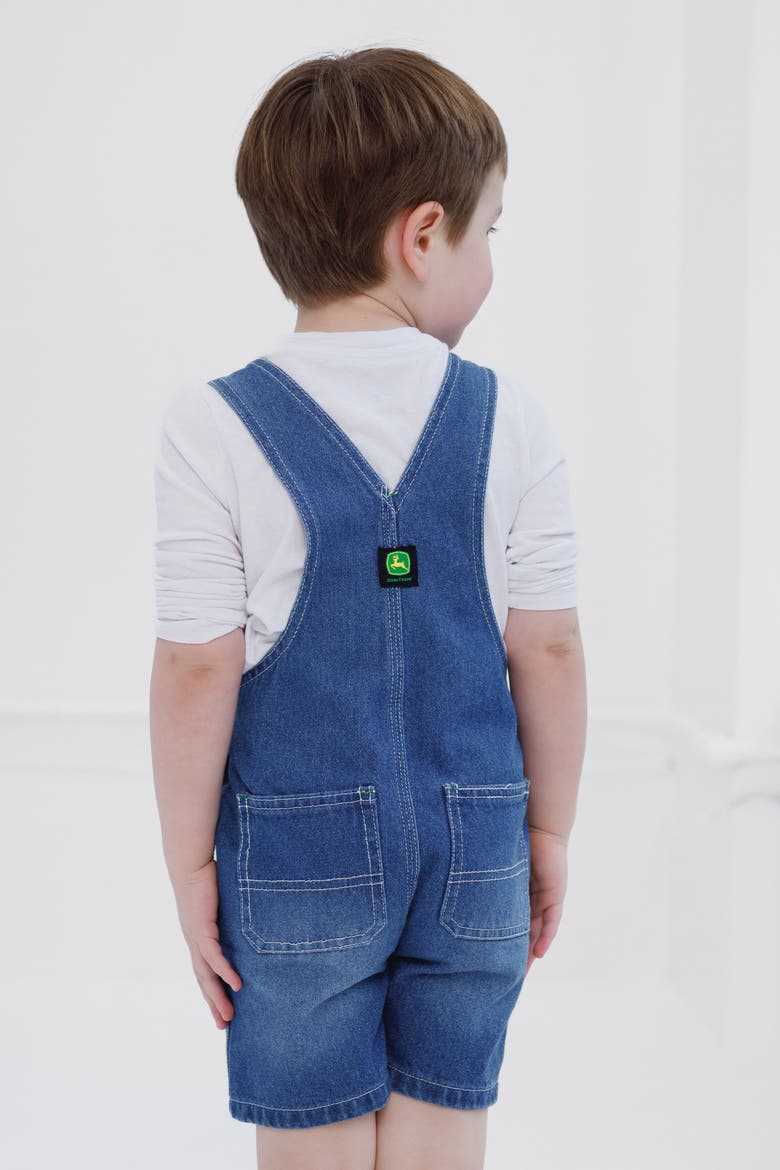 Denim Shortall, Alternate, color, Medium Wash Denim