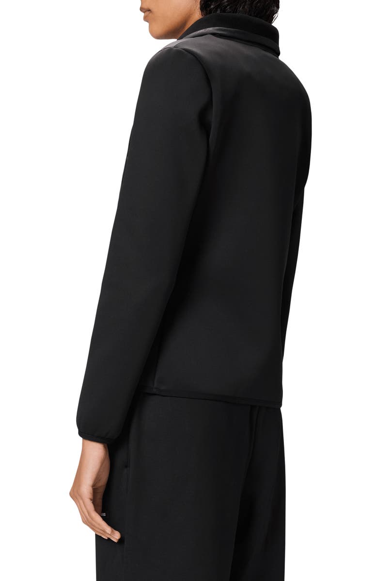 Rains Safi Hybrid Curve Jacket, Alternate, color, Black