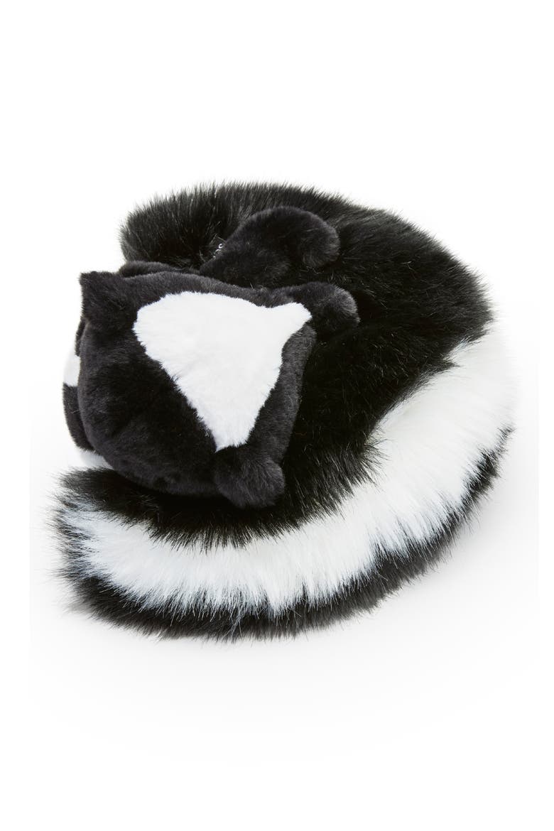 Big Tails Skunk Plush Stuffed Animal, Alternate, color, BLACK
