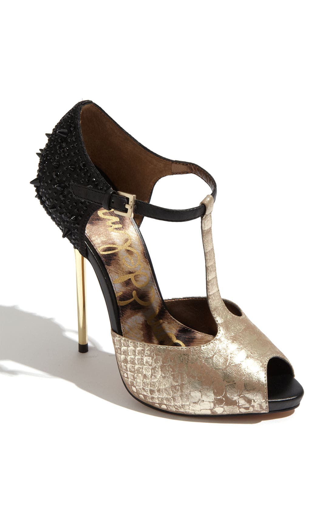 'Scarlett' Pump, Main, color, GOLD SNAKE