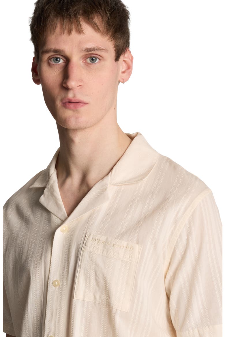 Broderie Resort Shirt, Alternate, color, Natural