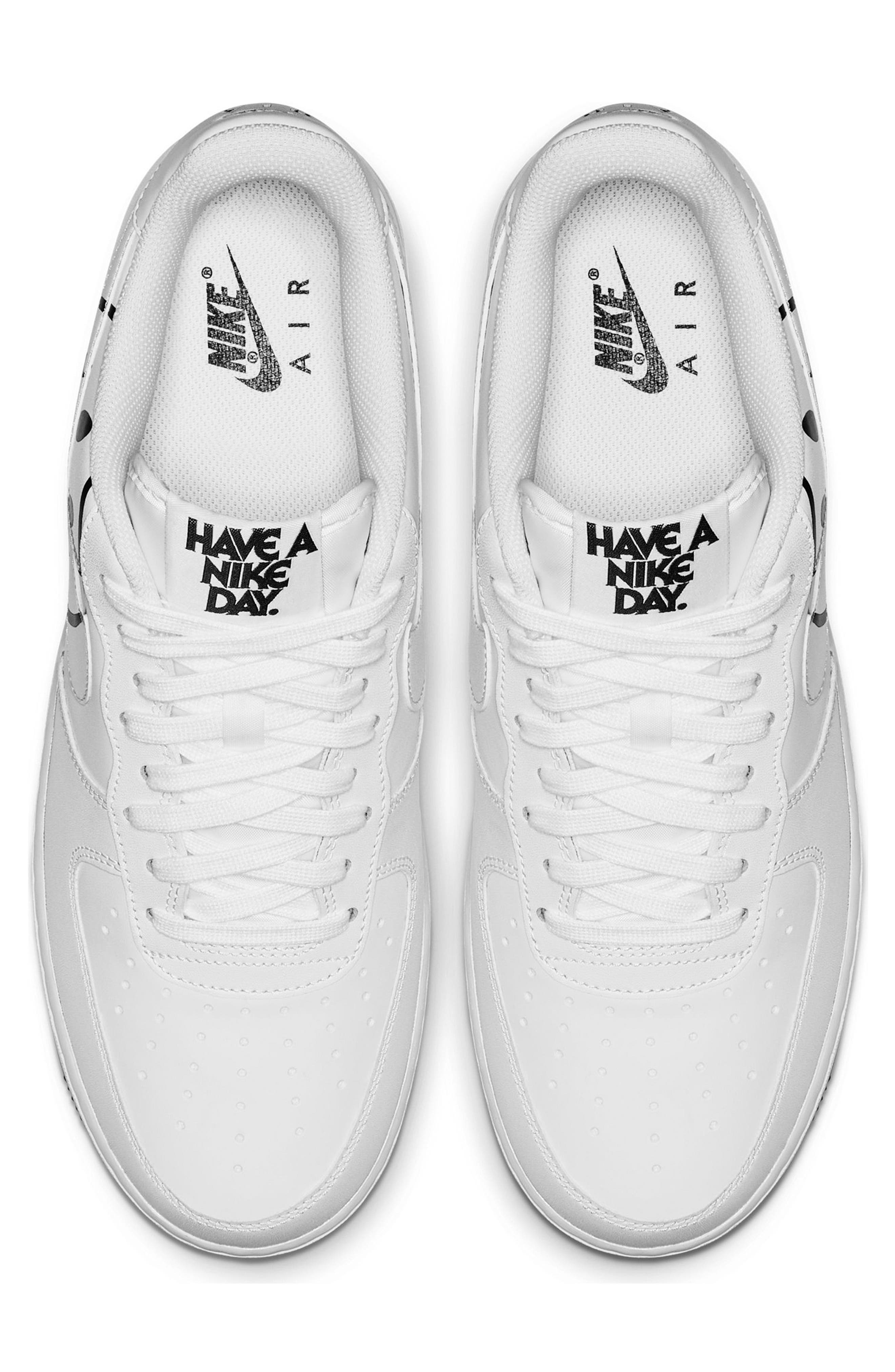 AIR FORCE 1 07 LV8 ND, Alternate, color, WHITE/ WHITE/ BLACK
